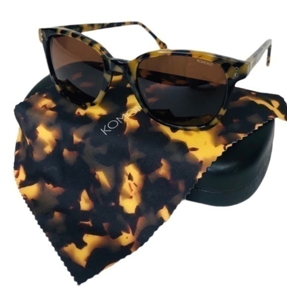 NEW KOMONO Sunglasses Renee Tortoise Demi brown NWT - Picture 5 of 13